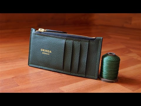 Zipped Cardholder in French Goat Skin