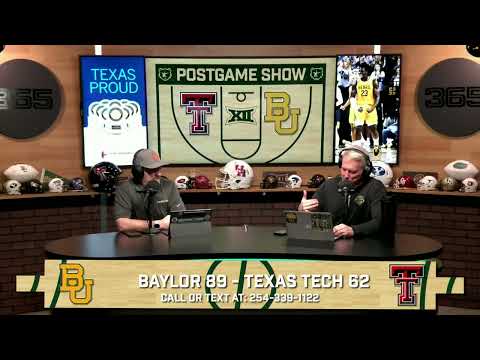 LIVE: Baylor Basketball vs Texas Tech Postgame with Jonathan Tchamwa Tchatchoua