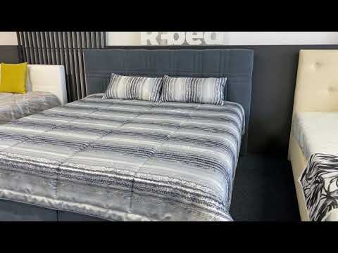 Čalouněná postel BRITANIA 180x200cm BLUE