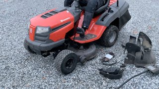 Tractor tăiat iarba Husqvarna TC238 de vânzare - Imagine 4 | Agroline MD Tractor tăiat iarba Husqvarna TC238 | Imagine 4 - Agroline
