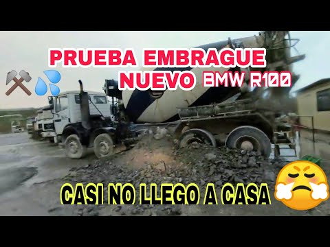 TODO MAL 💦😤 PROBANDO EMBRAGUE NUEVO BMW R100 SCRAMBLER ⚡🛠️🚀 CASI TIRADO