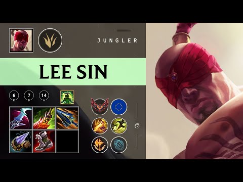 Lee Sin Jungle vs Ekko - EUW Grandmaster Patch 26.02