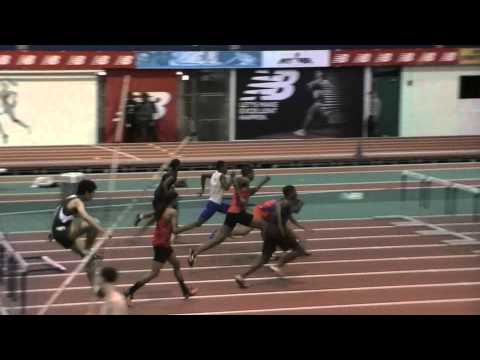 2012 PSAL Frosh/Soph Championships 55m hurdles Final section 1