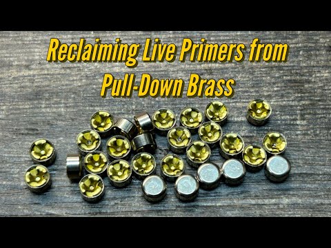 Brass Prep Tip, Demonstrating how to reclaim Good Primers From Pulldown Brass