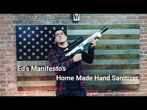 How to make Ed Calderon's (Ed's Manifesto) Hobo Hand Sanitizer recipe with TOPS Knives