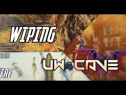ARK MOBILE - WIPE MASSIVE UNDERWATER CAVE - OBSIDIAN/ASIA/MEDIUM
