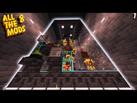 The Best Mob Farm in Modded Minecraft | All The Mods 8 EP7