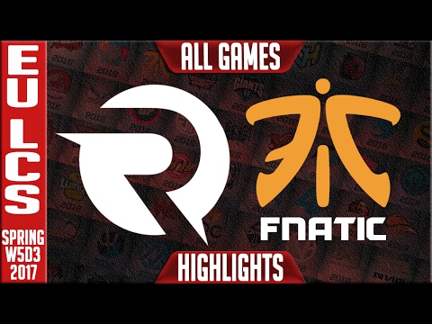 Origen vs Fnatic All Games Highlights - EU LCS W5D3 Spring 2017 - OG vs FNC All Games