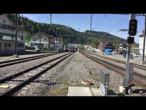Thurbo GTW Stadler S9 in Wattwil 24.04.2018
