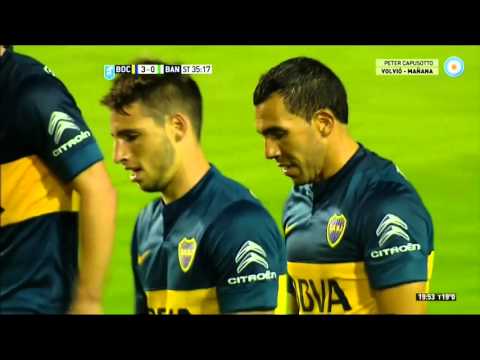 Gol de Tevez (3-0) / Boca Juniors 3 - 0 Banfield - Fecha 26 Torneo Argentino 2015