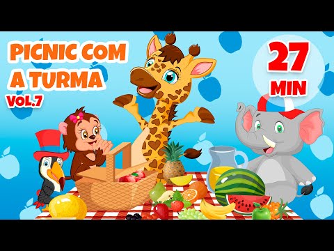 Picnic com a Turma da Giramille Vol. 7 - Giramille 27 min | Desenho Animado Musical