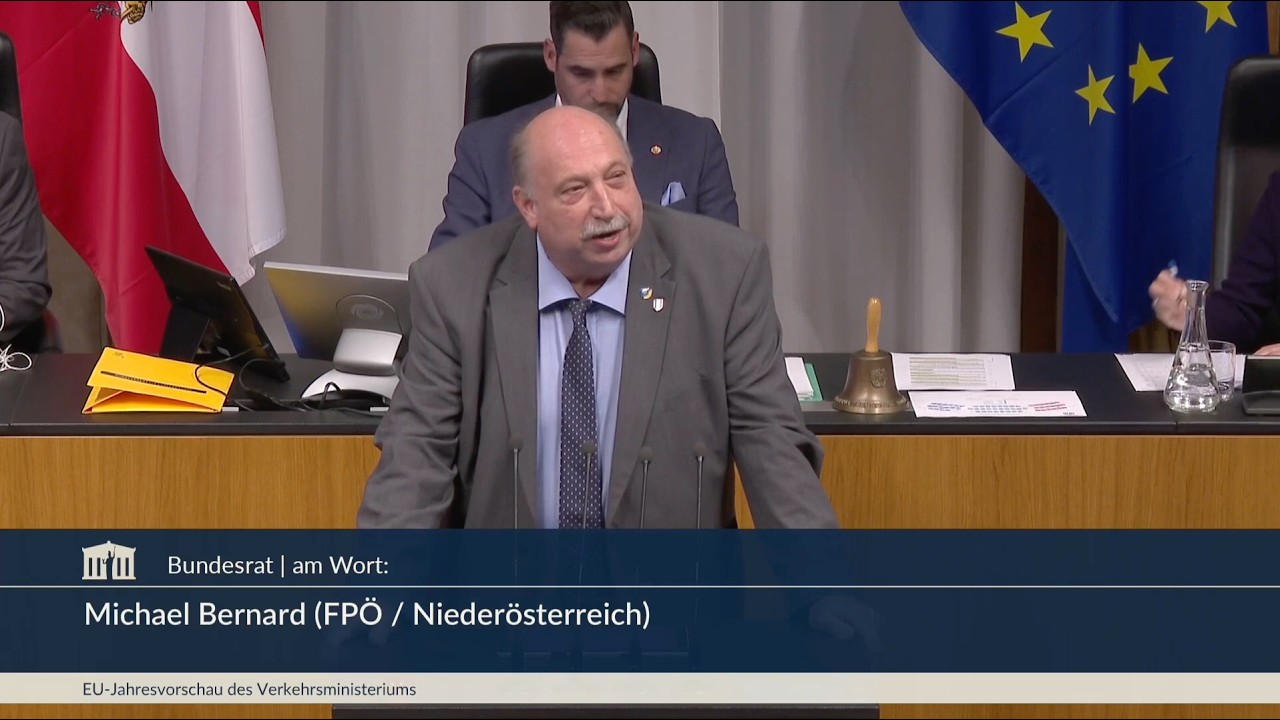 Michael Bernard - EU-Jahresvorschau des Verkehrsministerium - 10.4.2026