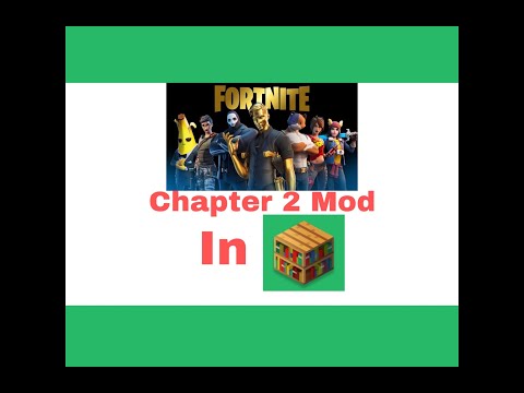 Minecraft education edition mod test: Fortnite chapter 2 - season 2 add-on