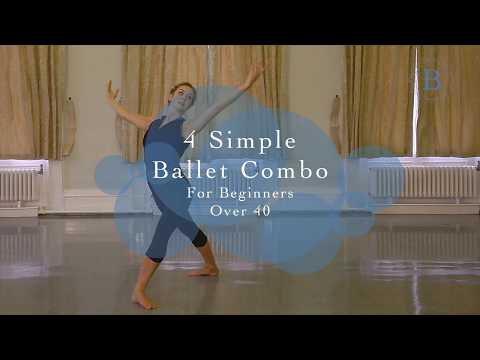 4 Ballet Combinations for Beginners - Over 40's | Ballet Be Fit
