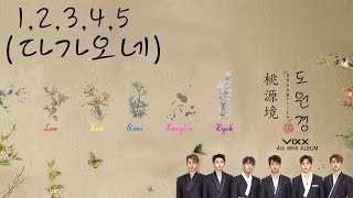 VIXX (빅스) - 12345 (Coming)(다가오네) (Colour Coded) [Han|Rom|Eng Lyrics]