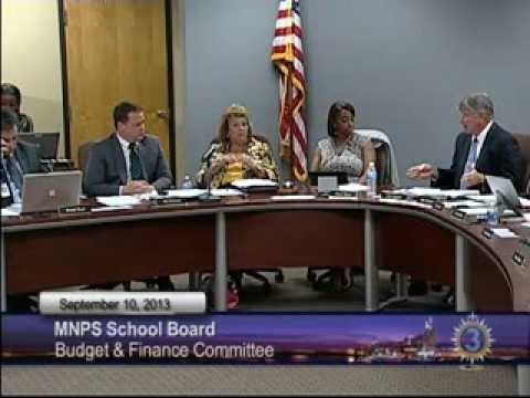 09/10/13 MNPS Board Budget & Finance Committee Meeting