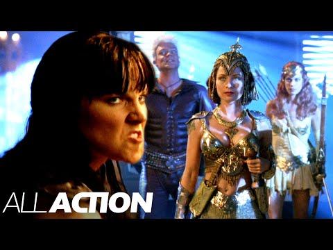 Xena Fights The Gods (Tavern Fight) | Xena: Warrior Princess | All Action