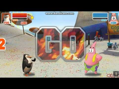 Super Brawl 2 Skipper VS Patrick