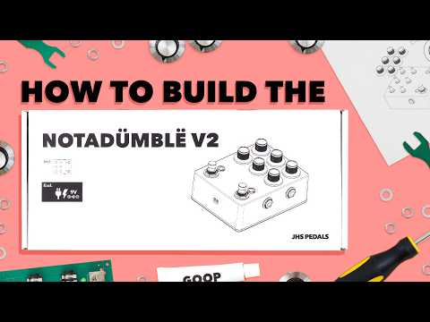 납땜 없이 조립하는 NOTADÜMBLË V2 키트: 보드와 노브 설치 순서