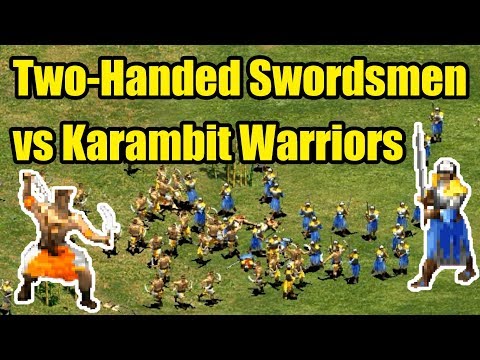 Two-Handed Swordsmen vs Karambit Warriors