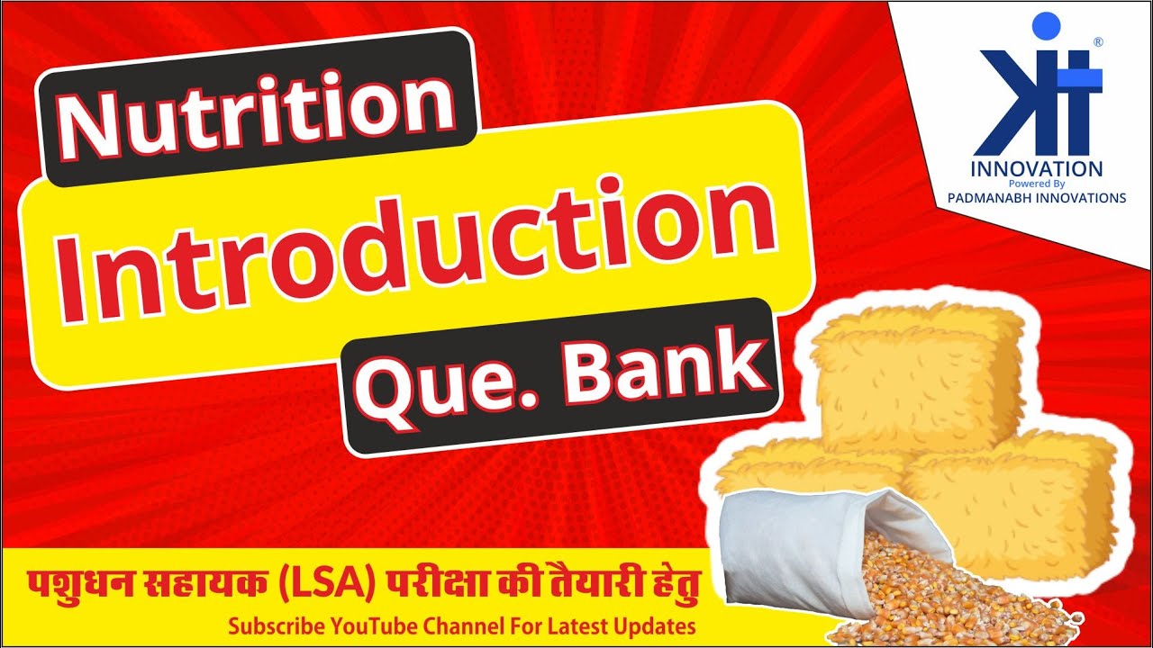 Animal Nutrition Definitions (LSA)