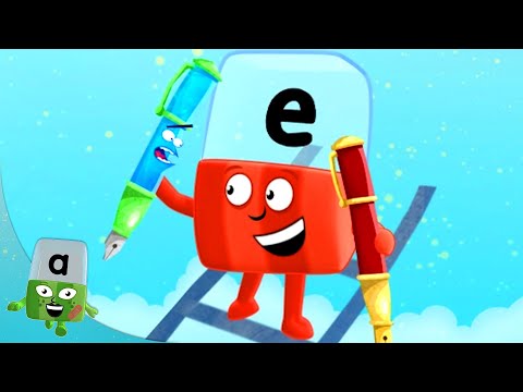 Alphablocks - The Letter 'E' | Learn to Read | Phonics for Kids | Learning Blocks