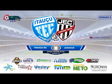 ITAUÇU EC  vs  JARAGUÁ- 5ª RODADA - GOIANIA CUP 17/03//2024