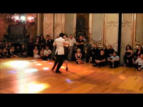  Inés Muzzopappa  and  Octavio Fernandez  are  dancing  at  Pasquettango Meeting  in  2014