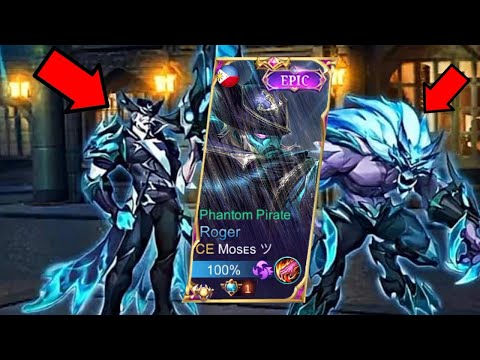 ✔️MOONTON THANKYOU FOR REVAMPING ROGER PHANTOM PIRATE SKIN | ROGER VS TOP GLOBAL ENEMY | MLBB