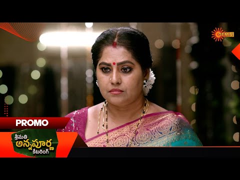 Srimati Annapurna Catering - Promo | 25 Jan 2026 | Telugu Serial | Gemini TV