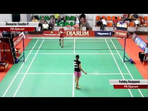 Febby Angguni (PB Djarum) VS Rosaria Yusfin P (PB Djarum)