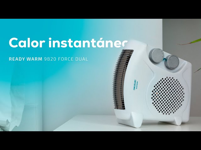 Termoventilatore Cecotec ReadyWarm 9820 Force Dual 2000W doppio termostato ultra silenzioso video