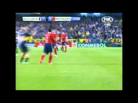 Gol de Silva (Boca 3 Independiente 3) Sudamericana 2012