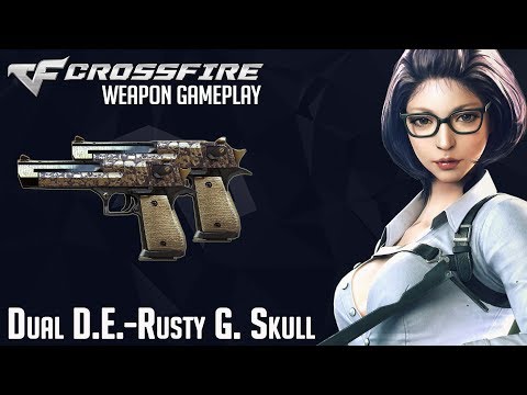 Crossfire Vietnam: Dual Desert Eagle-Rusty Gold Skull