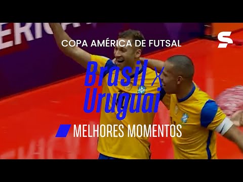 BRASIL 2 X 0 URUGUAI | MELHORES MOMENTOS | COPA AMÉRICA DE FUTSAL | sportv