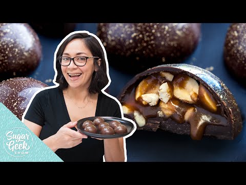 Shiny Homemade Salted Caramel Chocolates