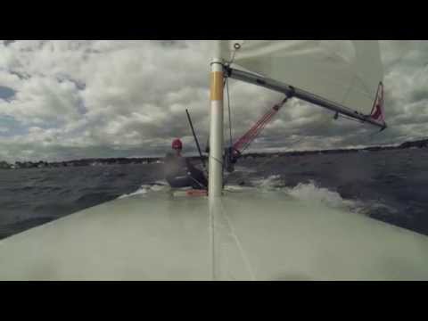 Laser Sailing - Heavy Air Gybe [HD]