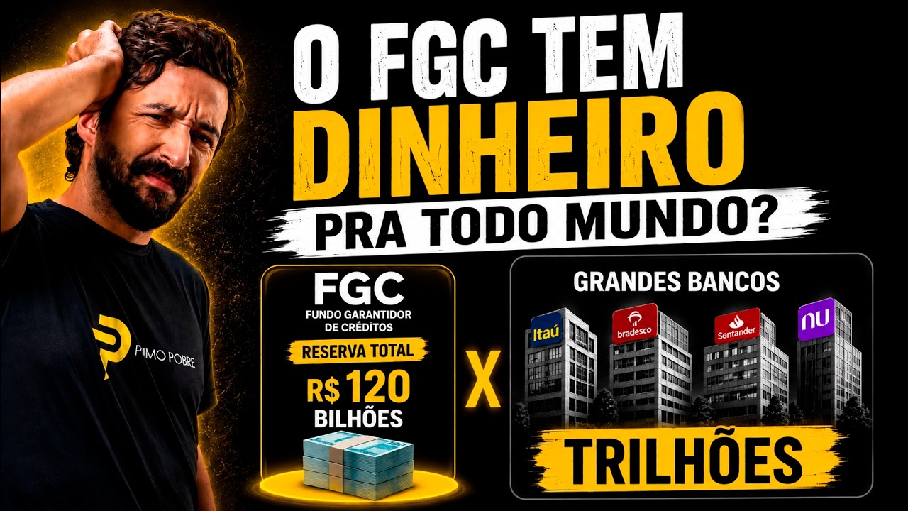 O limite do FGC NÃO GARANTE esses BANCOS...