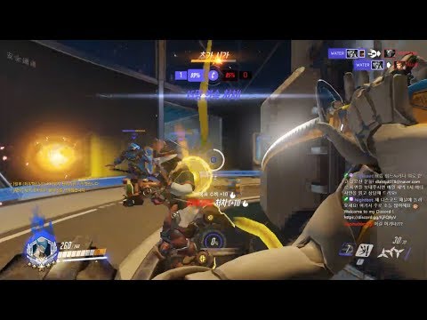 Overwatch Rank 1 Korean Genji WATER Showing His Gameplay Tricks