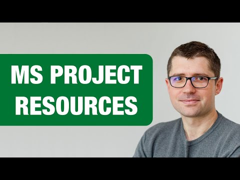 MS Project Resources - Resource Types and Allocation