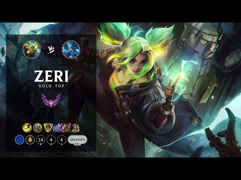 Zeri Top vs Gwen - EUW Master Patch 12.6