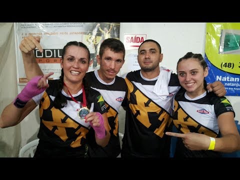 LUTA MUAY THAI AMADOR FEMININO COM ALINE BOXETHAI | MUAY THAI FEMALE AMATEUR FIGHT WITH ALINE