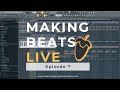 HOW TO MAKE AMAPIANO TRAP BEATS | MAKING BEATS LIVE EP 7