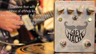 Video thumbnail for Guitar Demo: Fuzzrocious Grey Stache [Big Muff Styled Fuzz] by Greg's Guitar Lessons