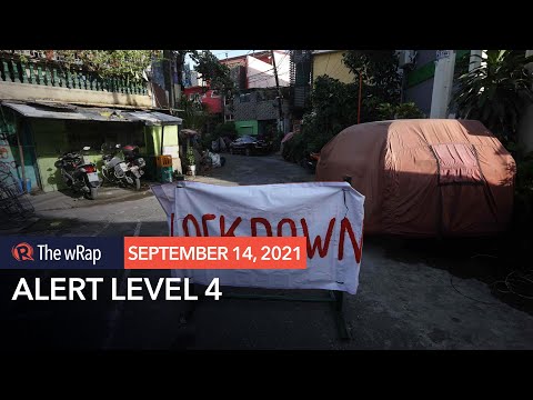 Metro Manila under GCQ with Alert Level 4 starting September 16