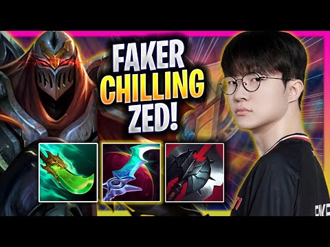 FAKER CHILLING WITH ZED! - T1 Faker Plays Zed MID vs Talon! | Season 2025