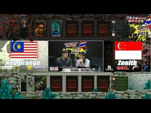 Dota2 SeaLeague Final Neo.Orange vs Zenith Game2 08/02/2013