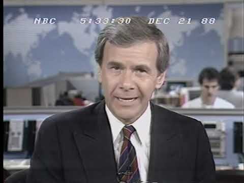 NBC News Clip: Pan Am Flight 103, Lockerbie (December 21, 1988)