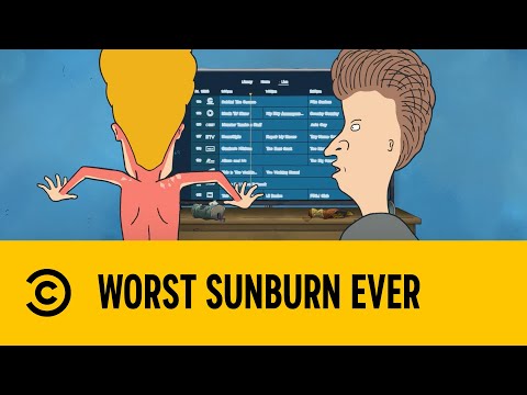 Worst Sunburn Ever | Beavis And Butt-Head | Comedy Central Africa