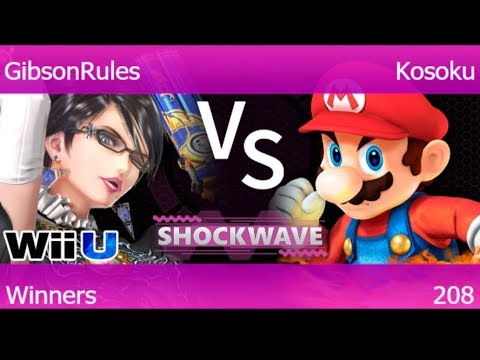SW 208 - GibsonRules (Bayonetta) vs eLH | Kosoku (Mario) Winners - Smash 4